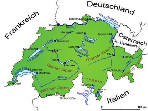 grenzlänge der schweiz|Landesgrenze der Schweiz